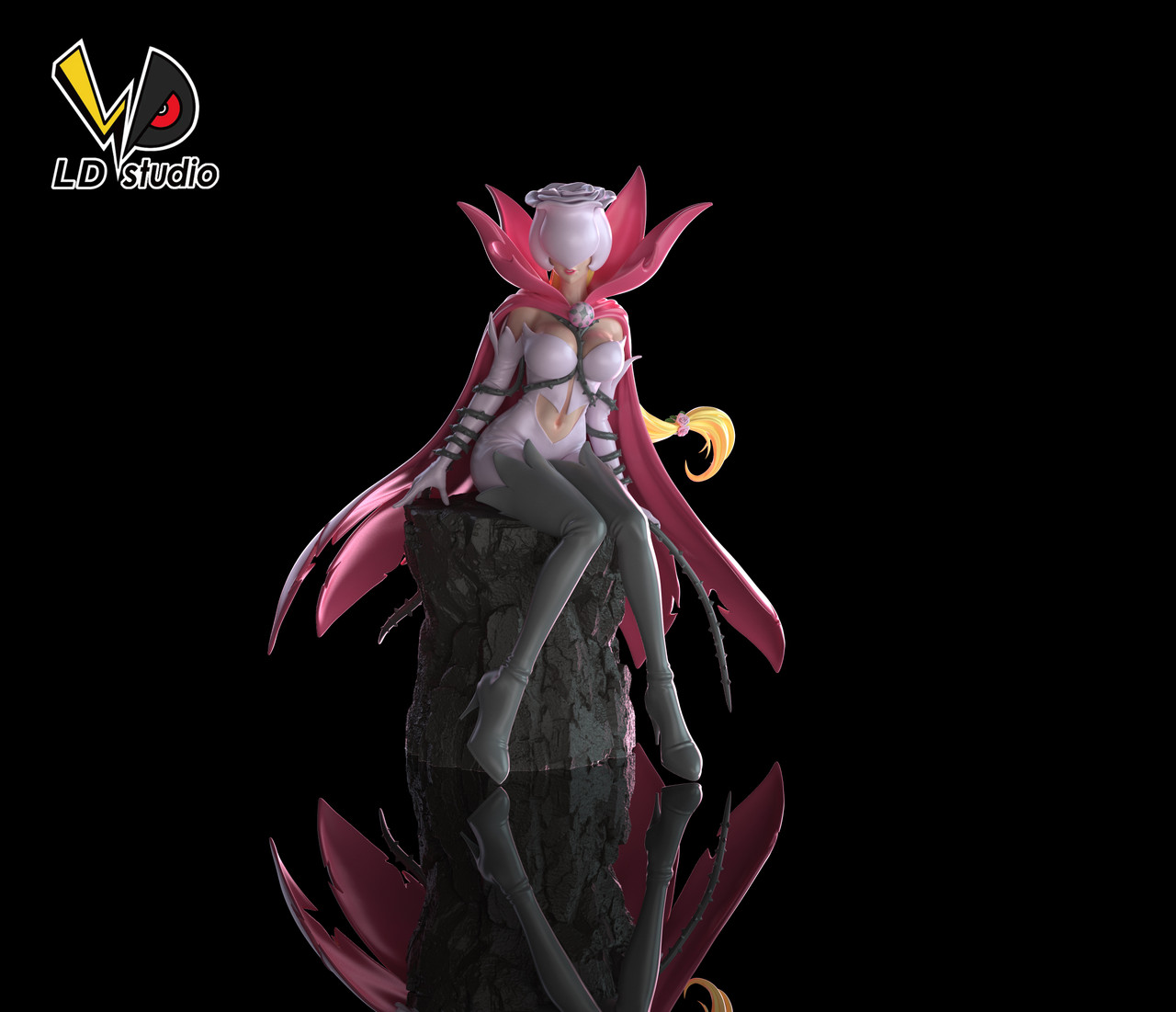 Pre-order * LD Studio Digimon Rosemon Resin Statue - Bucket&Shovel