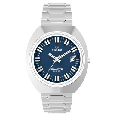 Timex® Q 1972 Time Machine Reissue 39mm Stainless Steel Bracelet