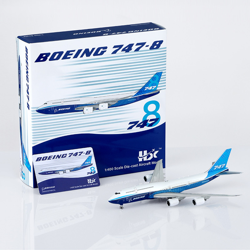 HX Models Boeing Company B747-8 Blue 