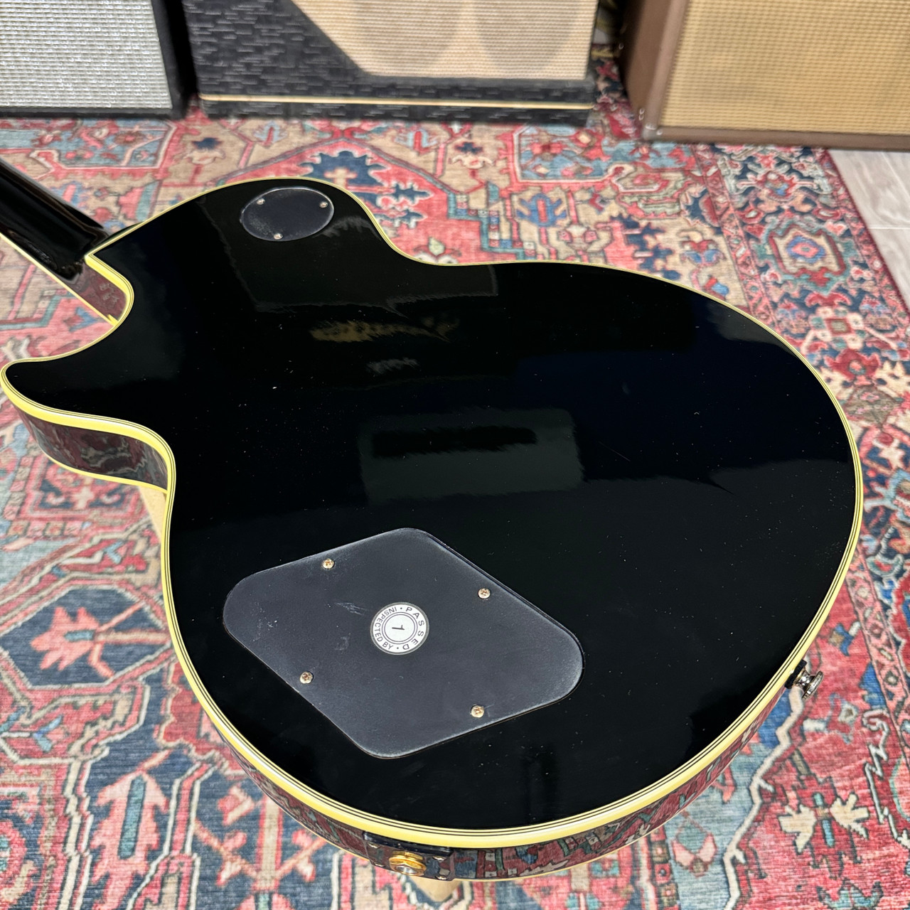 2003 Epiphone Les Paul Custom Black Beauty MIK Pro Setup