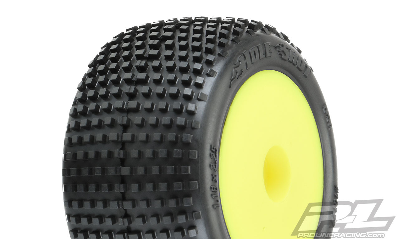 PROLINE Hole Shot Off-Road Mini-T 2.0 Tires Mounted (Yellow