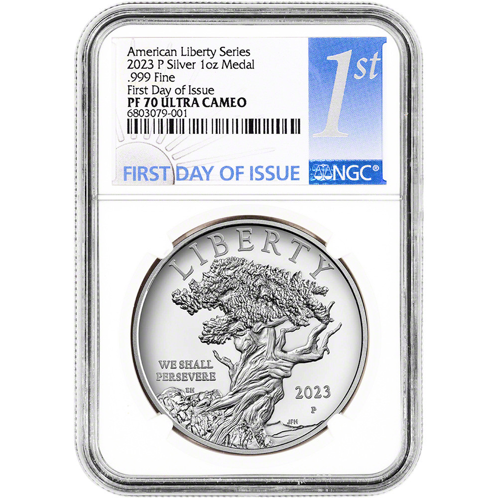 2023 P US American Liberty Silver Medal Proof NGC PF70 UCAM First