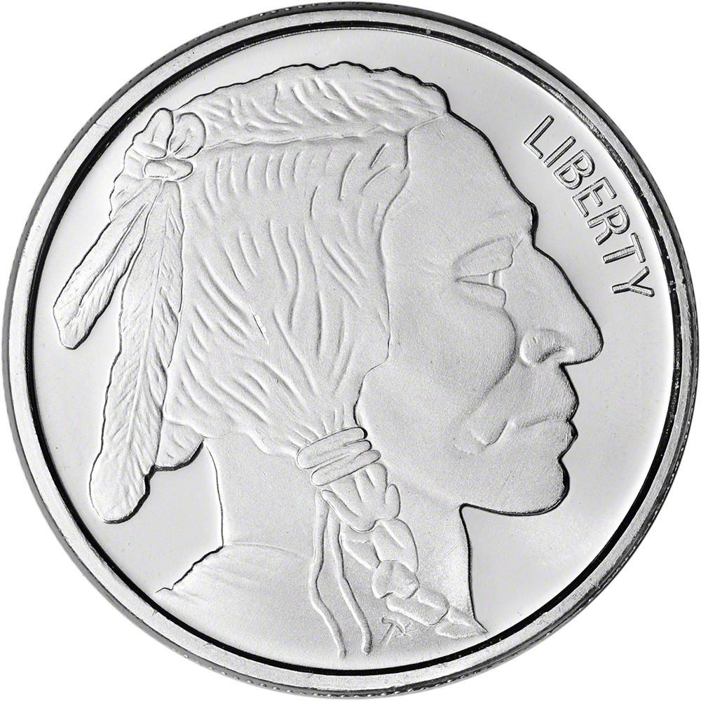 1 oz. SilverTowne Silver Round - Buffalo Design - 999 Fine [SILVER