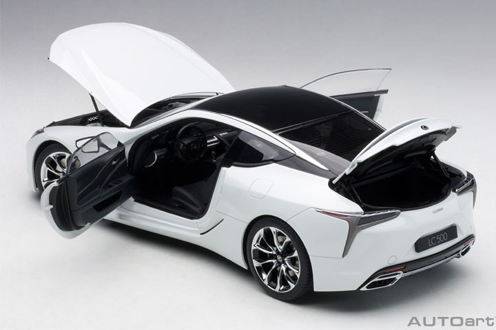 1/18 AUTOart Lexus LC LC500 LC 500 (Metallic White) Car Model