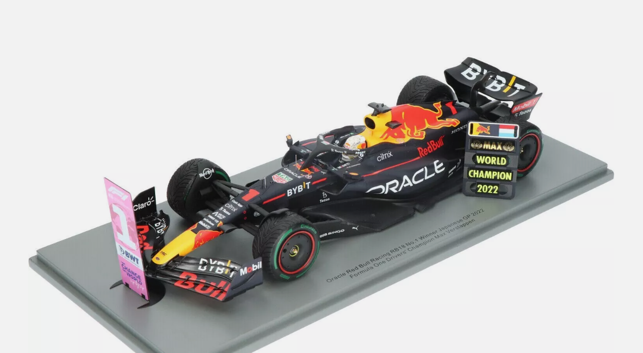 1/18 Spark 2022 Formula 1 Oracle Red Bull Racing RB18 No.1 Oracle