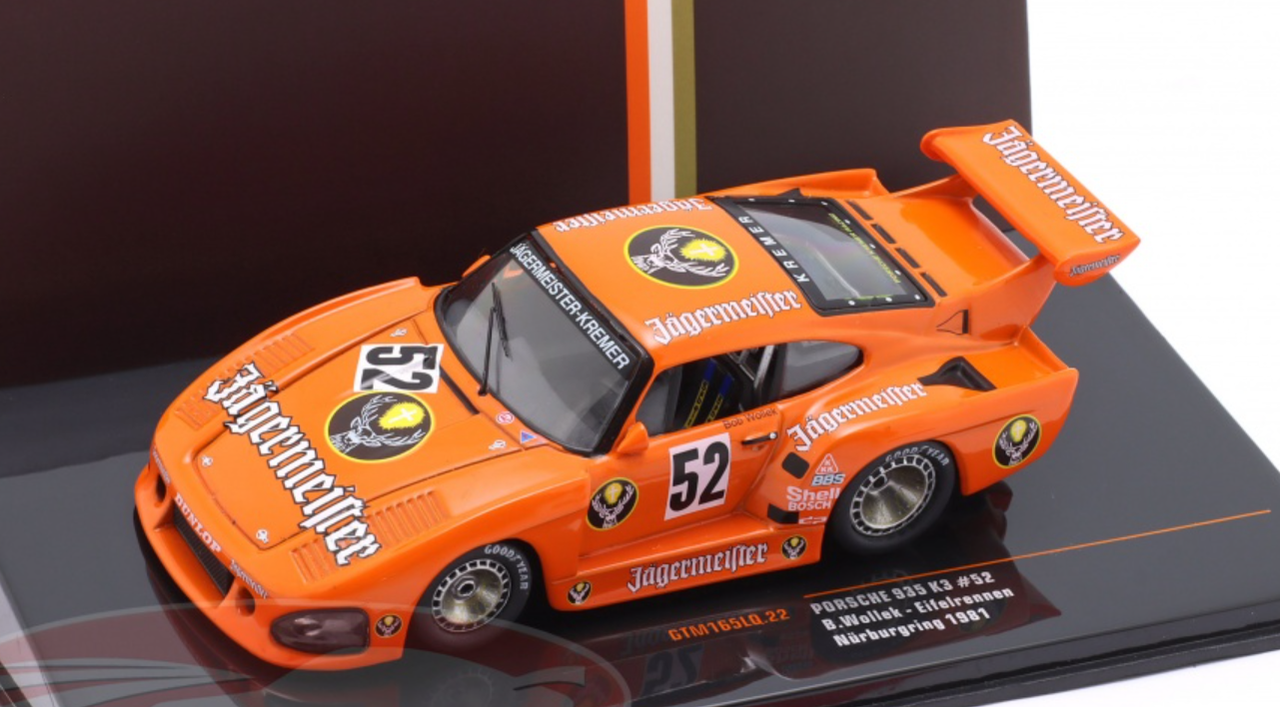 1/43 Ixo 1981 Porsche 935 K3 #52 2nd Eifel Race Nürburgring DRM