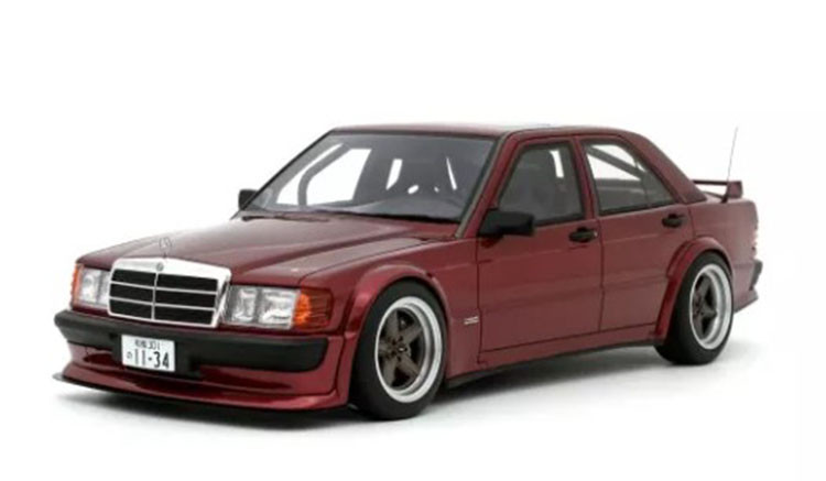 1/18 OTTO 2016 Mercedes-Benz 190E RWB Rauh-Welt Republik (Red) Car
