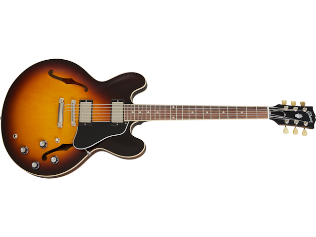 Gibson ES-335 Satin Semi-Hollow Electric Guitar Satin Vintage Burst