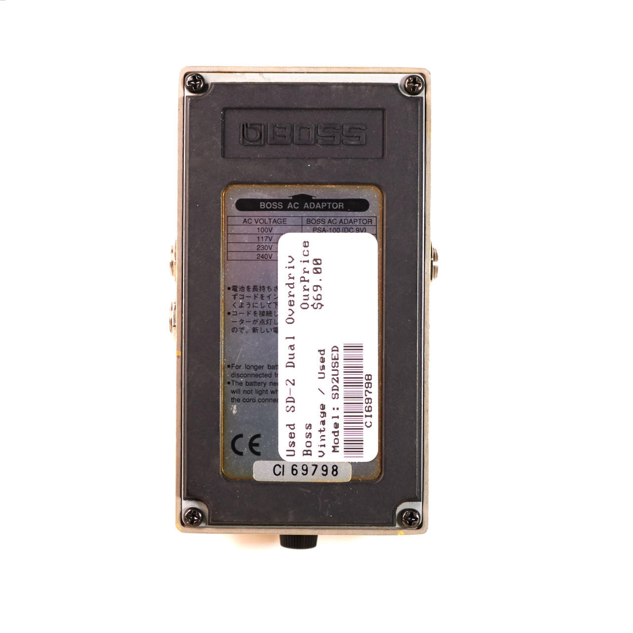 Used Boss SD-2 Dual Overdrive Pedal | Cream City Music