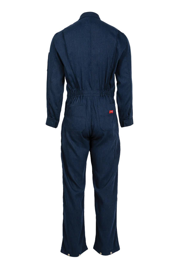 Lapco Men's FR Deluxe 2.0 Coverall 5oz. TecaSafe® One | Denim Navy