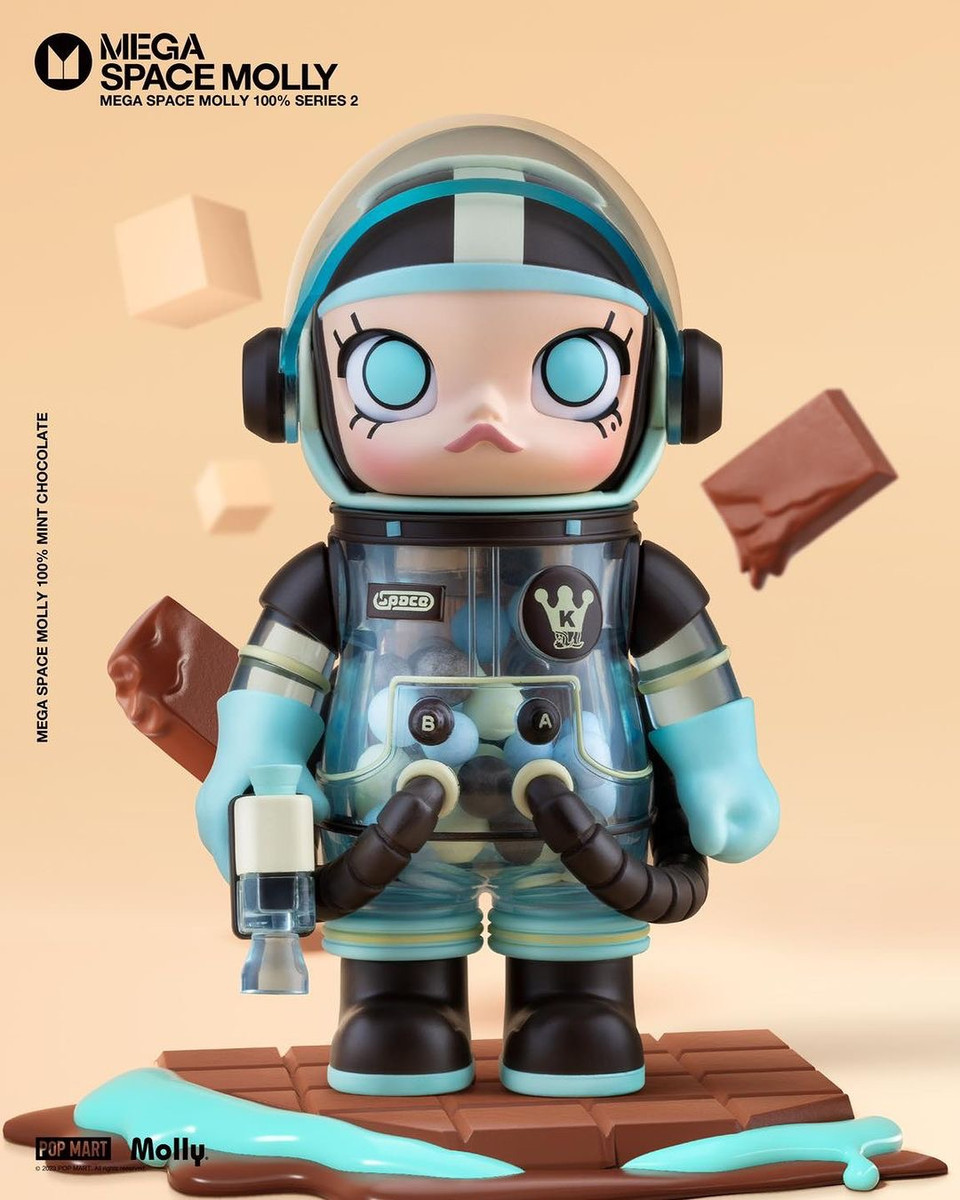 100% Mega Space Molly Series 2-B Blind Box by Kenny Wong
