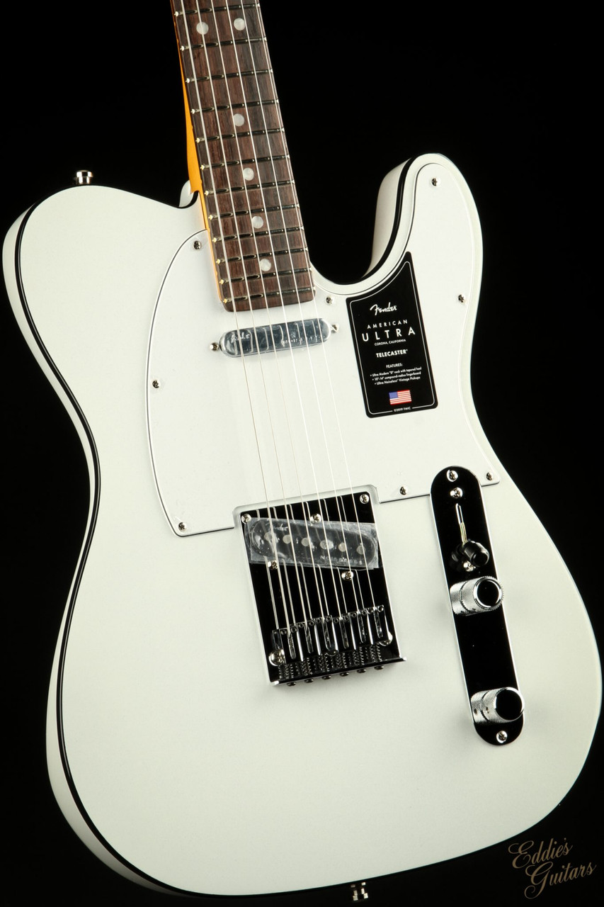 Fender American Ultra Telecaster, Rosewood - Arctic Pearl