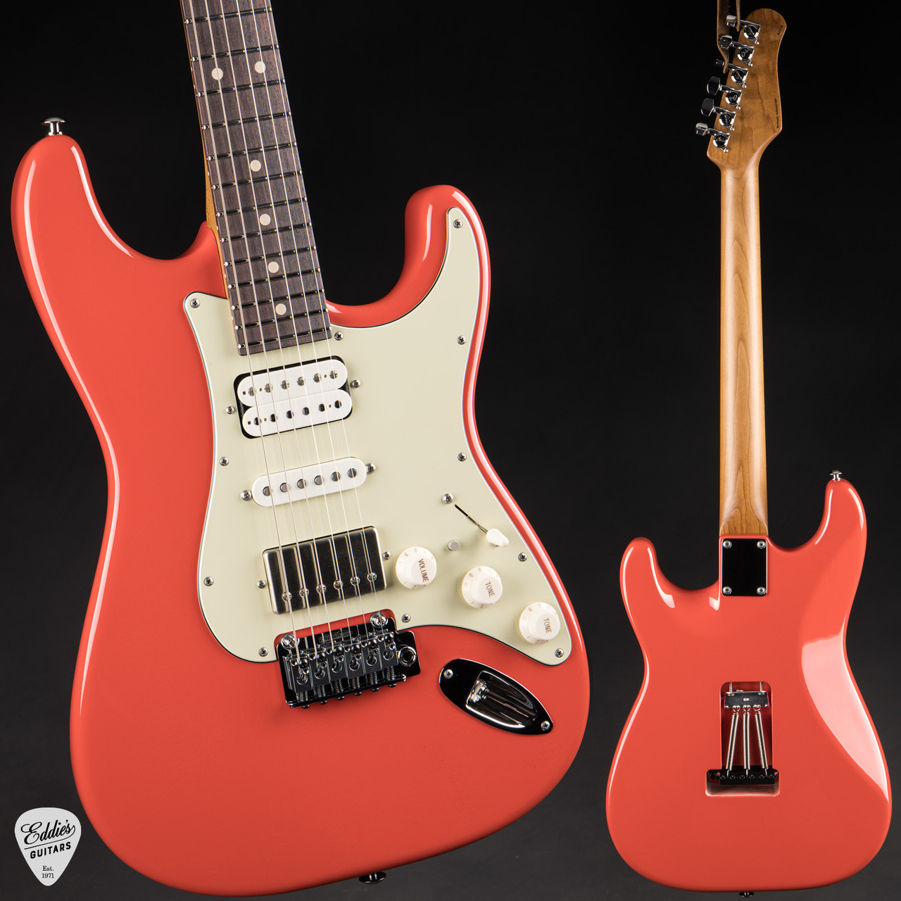 Suhr Classic S Antique Roasted - Fiesta Red - Eddie's Guitars