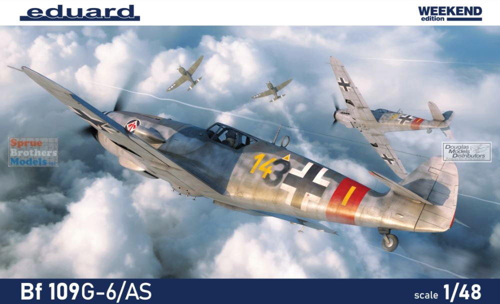 EDU84169 1:48 Eduard Weekend Edition - Bf 109G-6/AS - Sprue