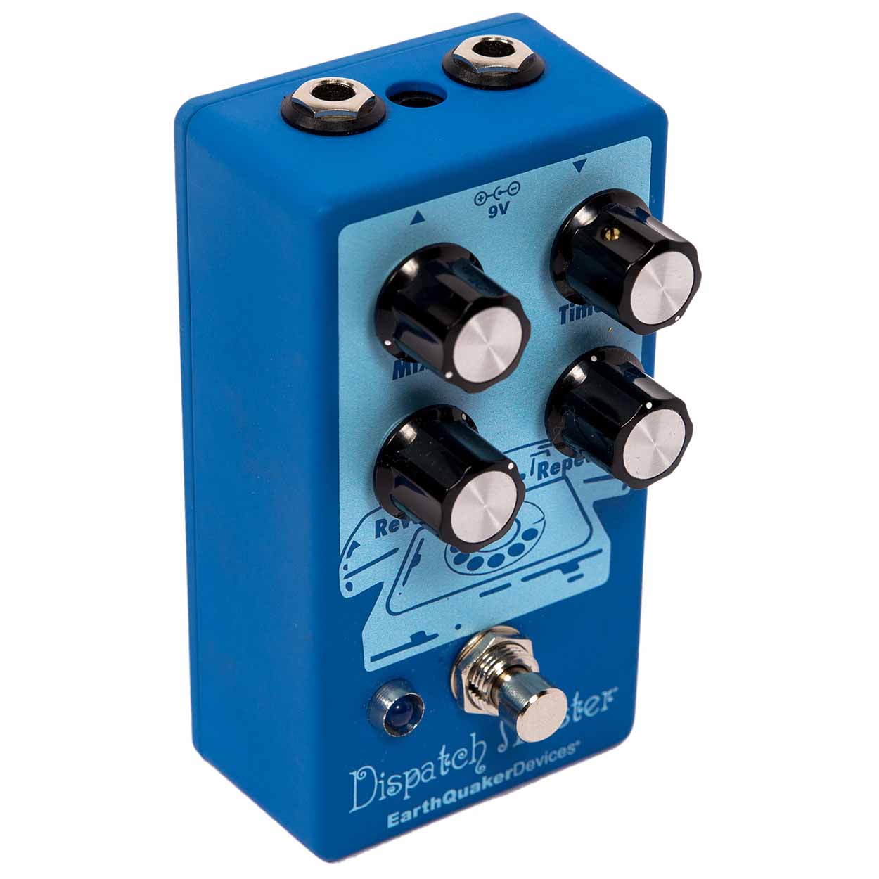 Earthquaker Dispatch Master Delay & Reverb - Custom Color All Blue