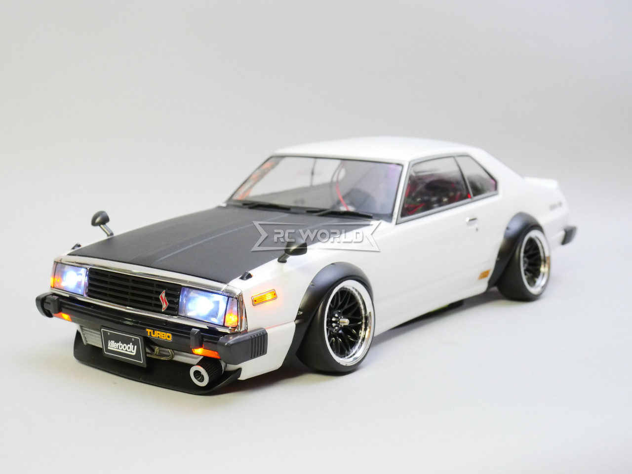 Custom 1/10 Yokomo RC Nissan Skyline HT 2000 Turbo RWD Drift W