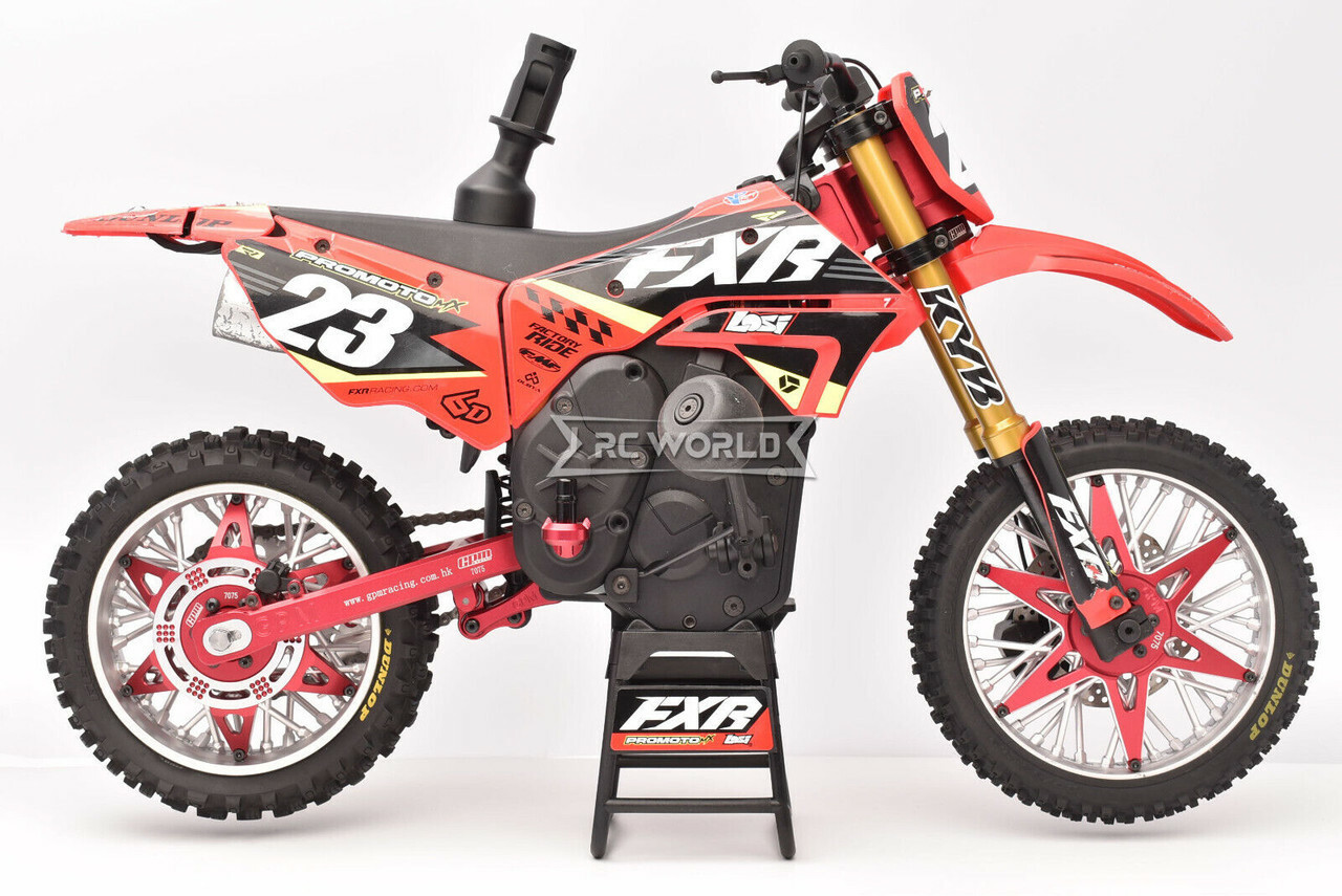 Metal Upgrades for your Losi Promoto 1/4 MX Dirt Bike