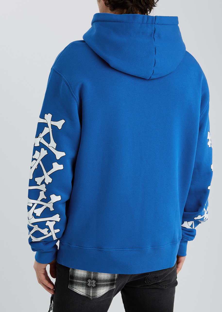 AMIRI Bones Stacked hooded cotton sweatshirt | Harvey Nichols