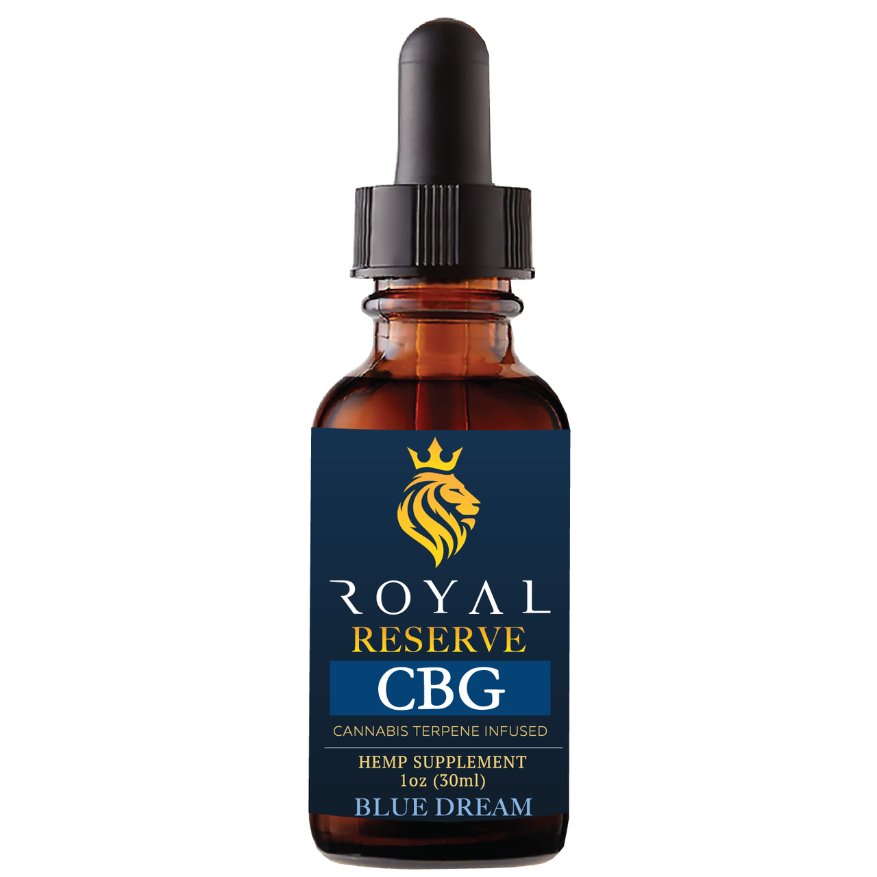 Blue Dream Tincture - Organic CBG Oil - Royal Reserve Hemp