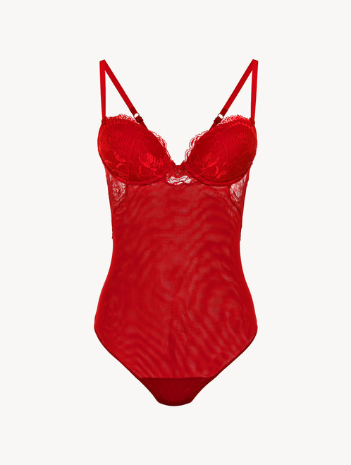 ダークブルー レースボディースーツ | La Perla （ラペルラ）