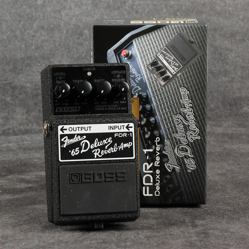 Boss FDR-1 Fender 65 Deluxe Reverb Amp Pedal 2nd Hand | Rich Tone