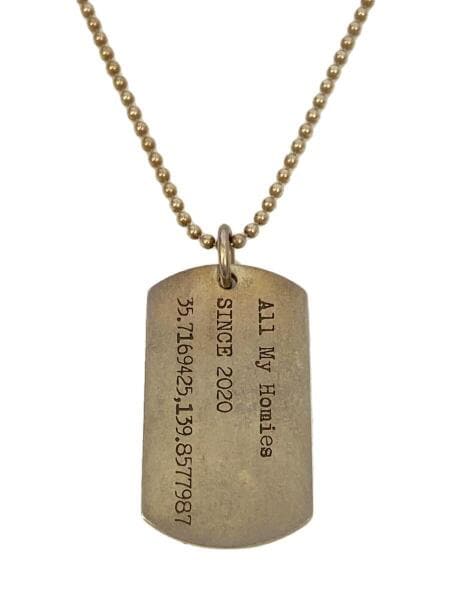 その他ブランド(ソノタブランド) / zorn/all my homies/ドッグタグ