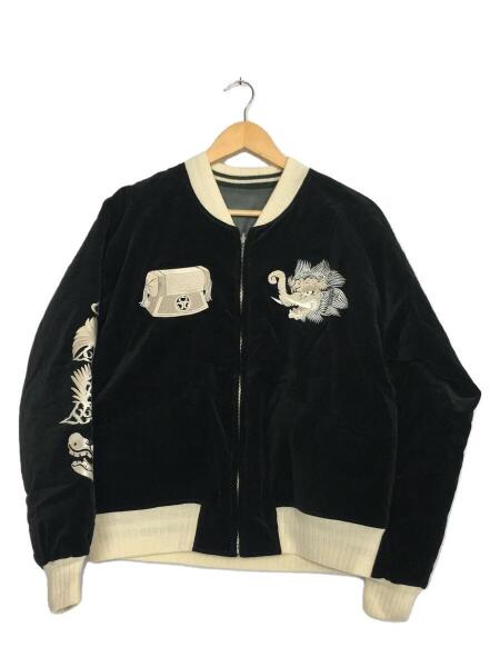 PHERROW'S(フェローズ) / スカジャン/M/ブラック/ベロア/匠/別珍/夢想