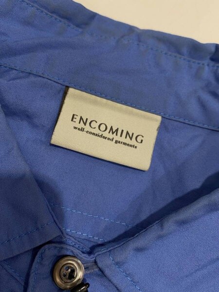 ENCOMING(インカミング) / ENST LONG SLEEVE SHIRT/L/コットン/BLU/衿