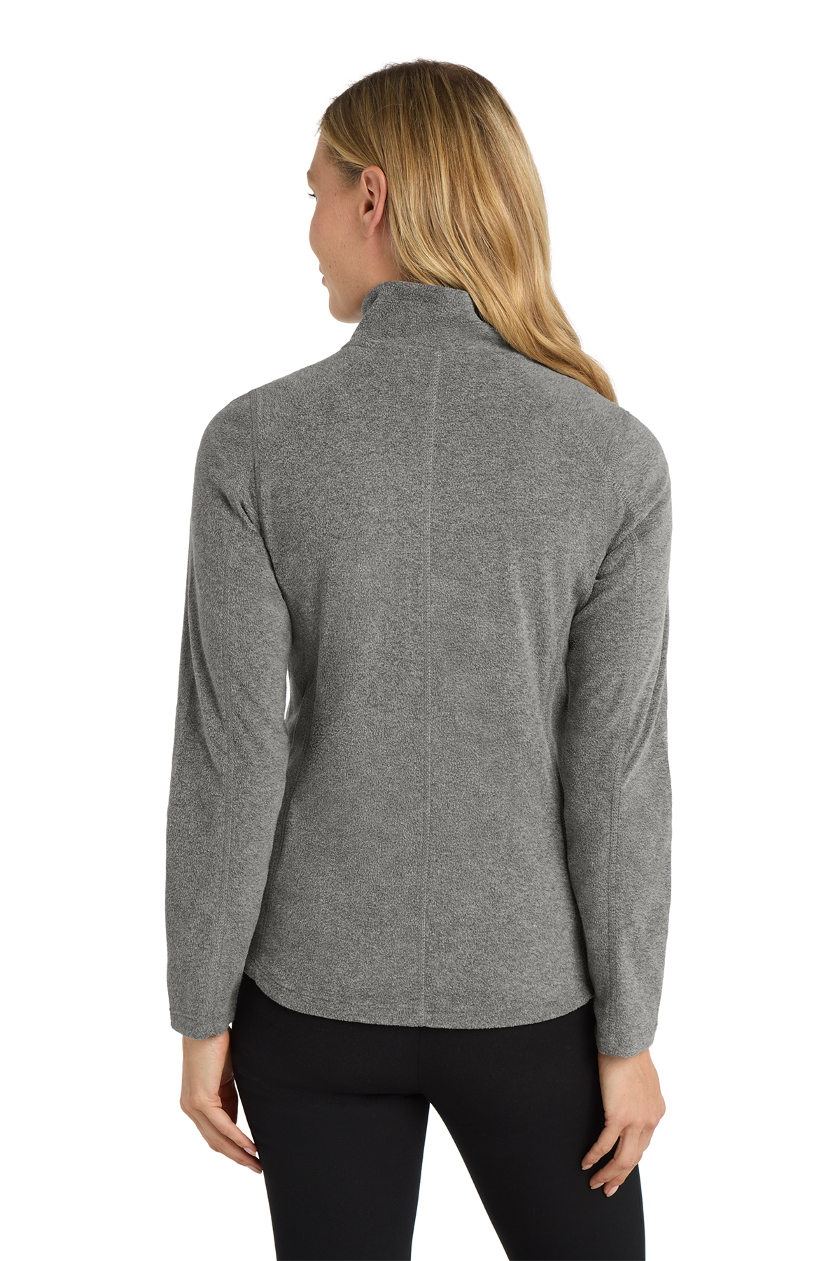Port Authority Women's Heather Microfleece Full-Zip Jacket