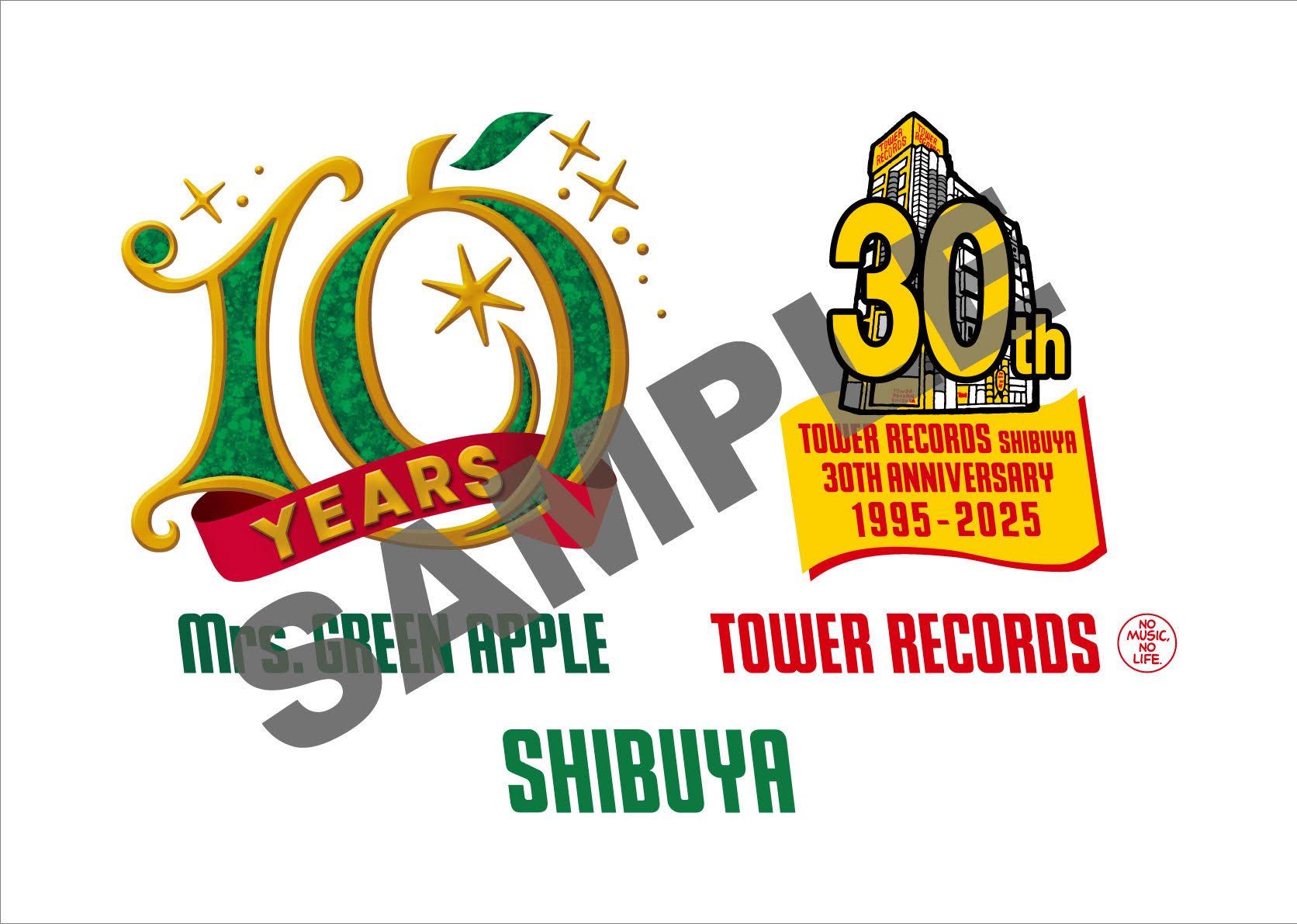 10周年をタワレコがお祝い！Mrs. GREEN APPLE×TOWER RECORDS