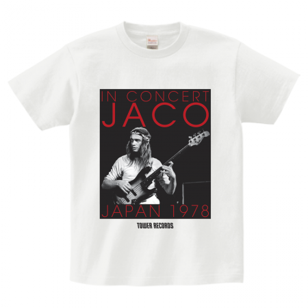 ジャコ・パストリアス(Jaco Pastorius) × TOWER RECORDS T-shirts 登場