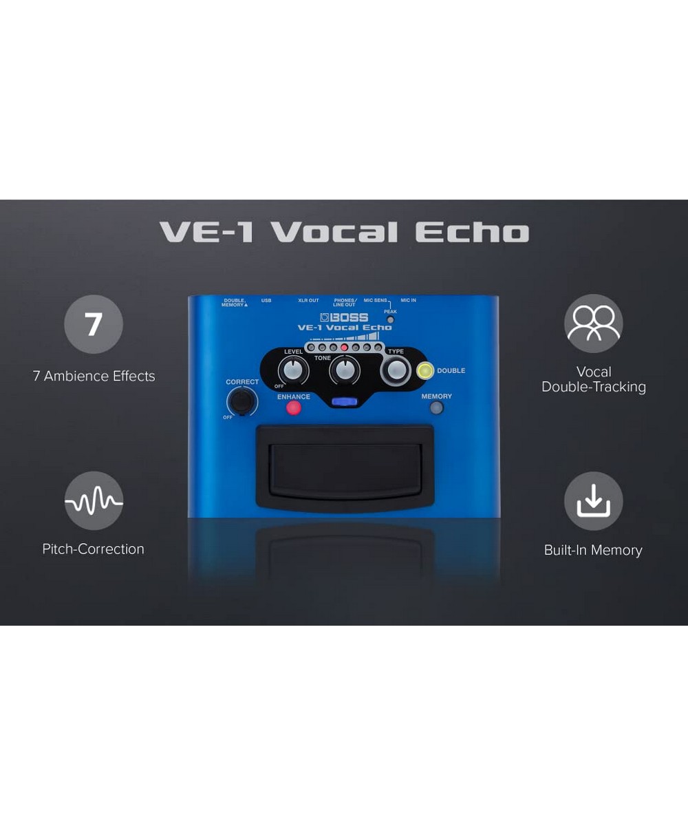 Boss VE-1 Vocal Echo - Central Music