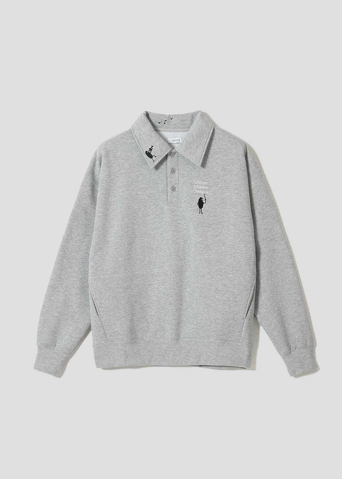 ビューティフルシャドーオーケストラ｜フワキモウ襟付スウェット｜ユニ