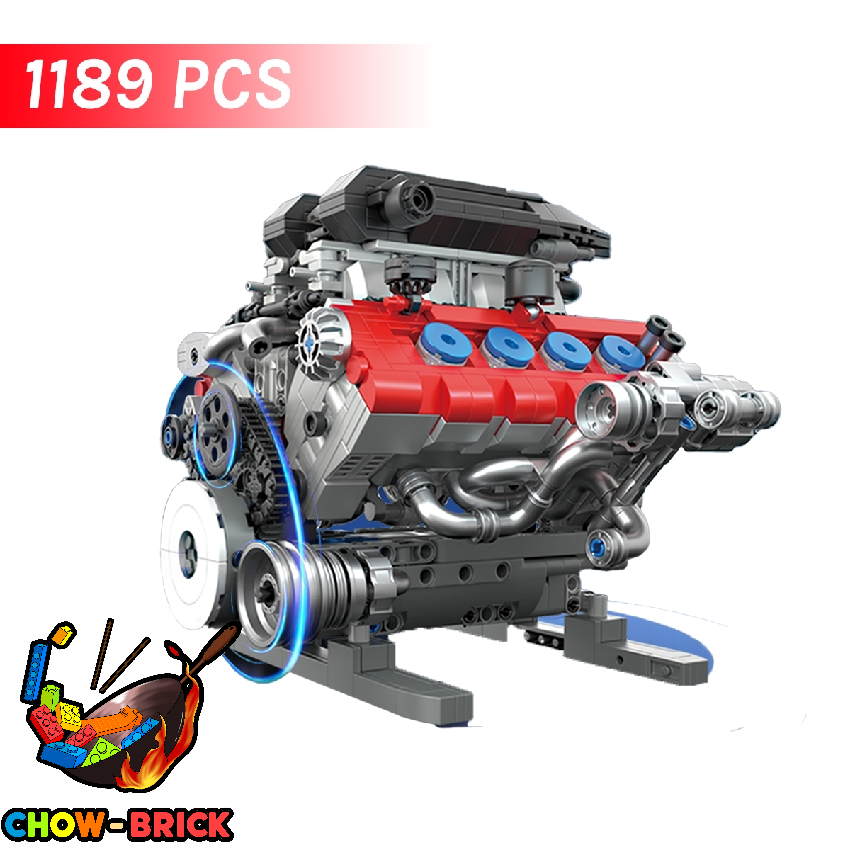 Free Tribe 36302 SF90 Ferrari SF90 Engine - ChowBrick Store