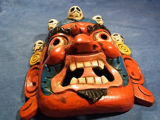 チベットのお面(工芸品) - Chagamocraft (チャガモクラフト)