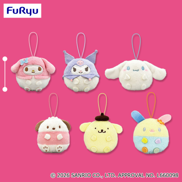 サンリオキャラクターズ ころころエッグマスコット プライズの商品詳細