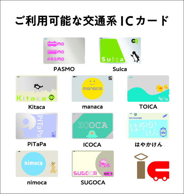 交通系ICカード全国相互利用サービス」開始について（1月9日更新
