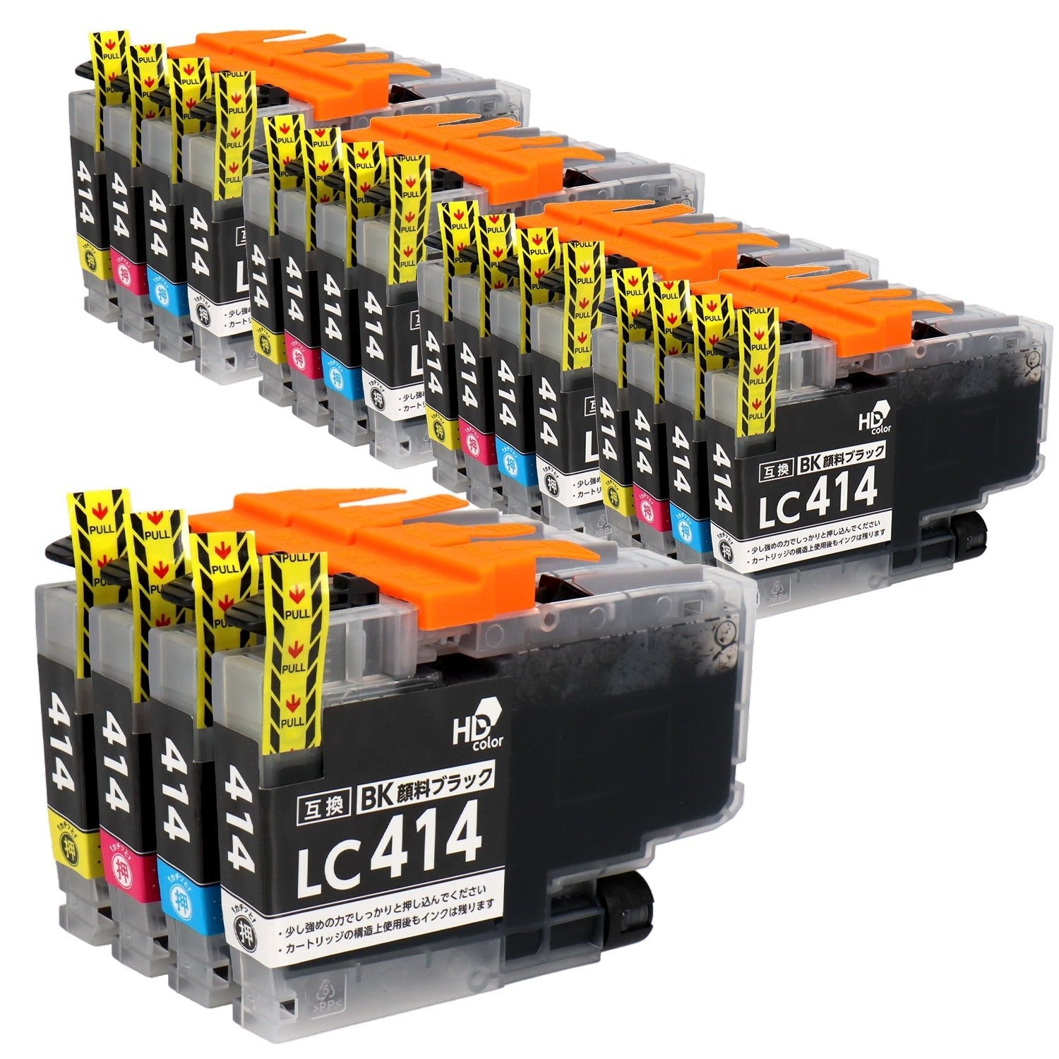 ブラザー用 LC414-4PK 互換インク 4色セット シリアルなし – インクの