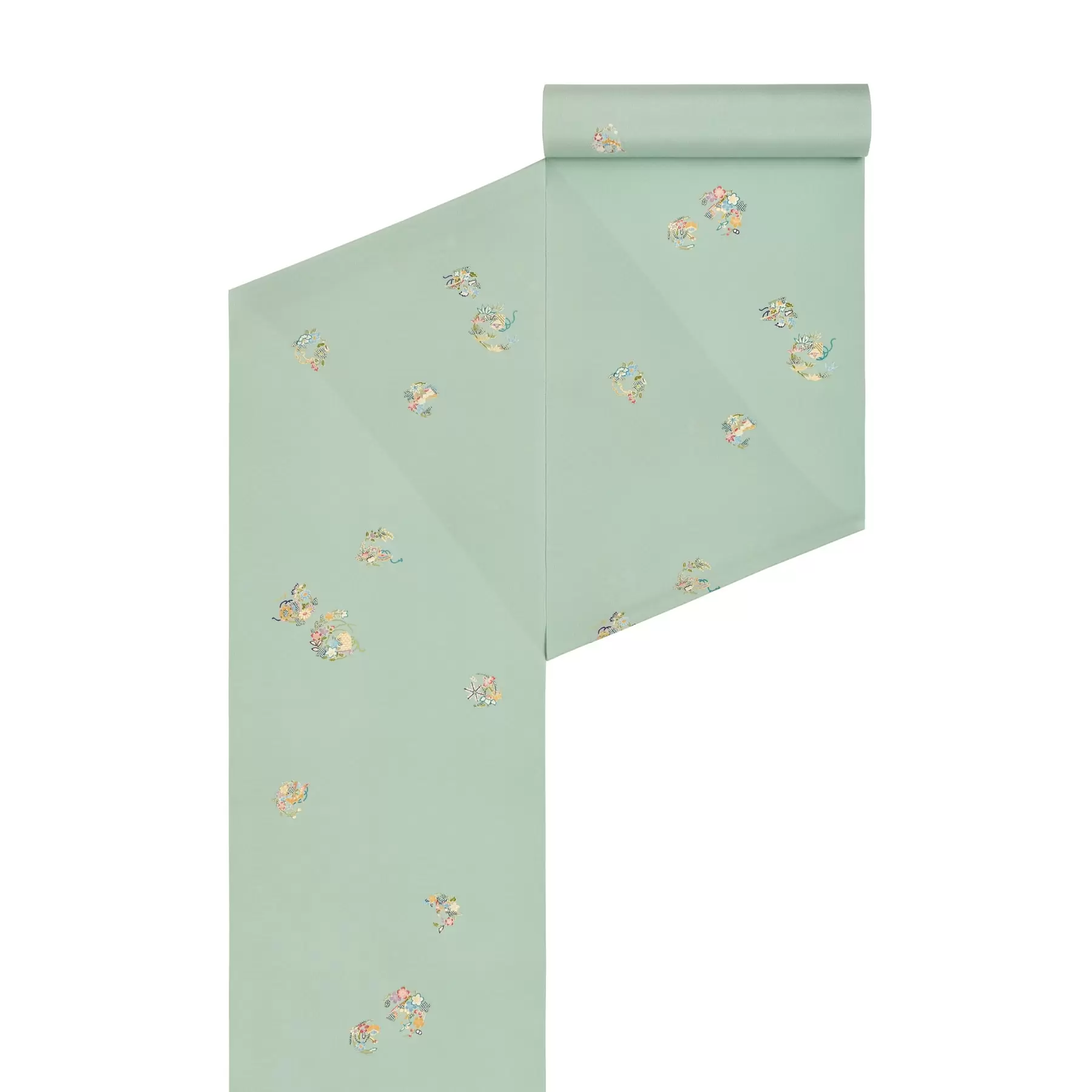 千總 - オンラインショップ - / 【小紋・友禅着尺】十二ヶ月・花の丸