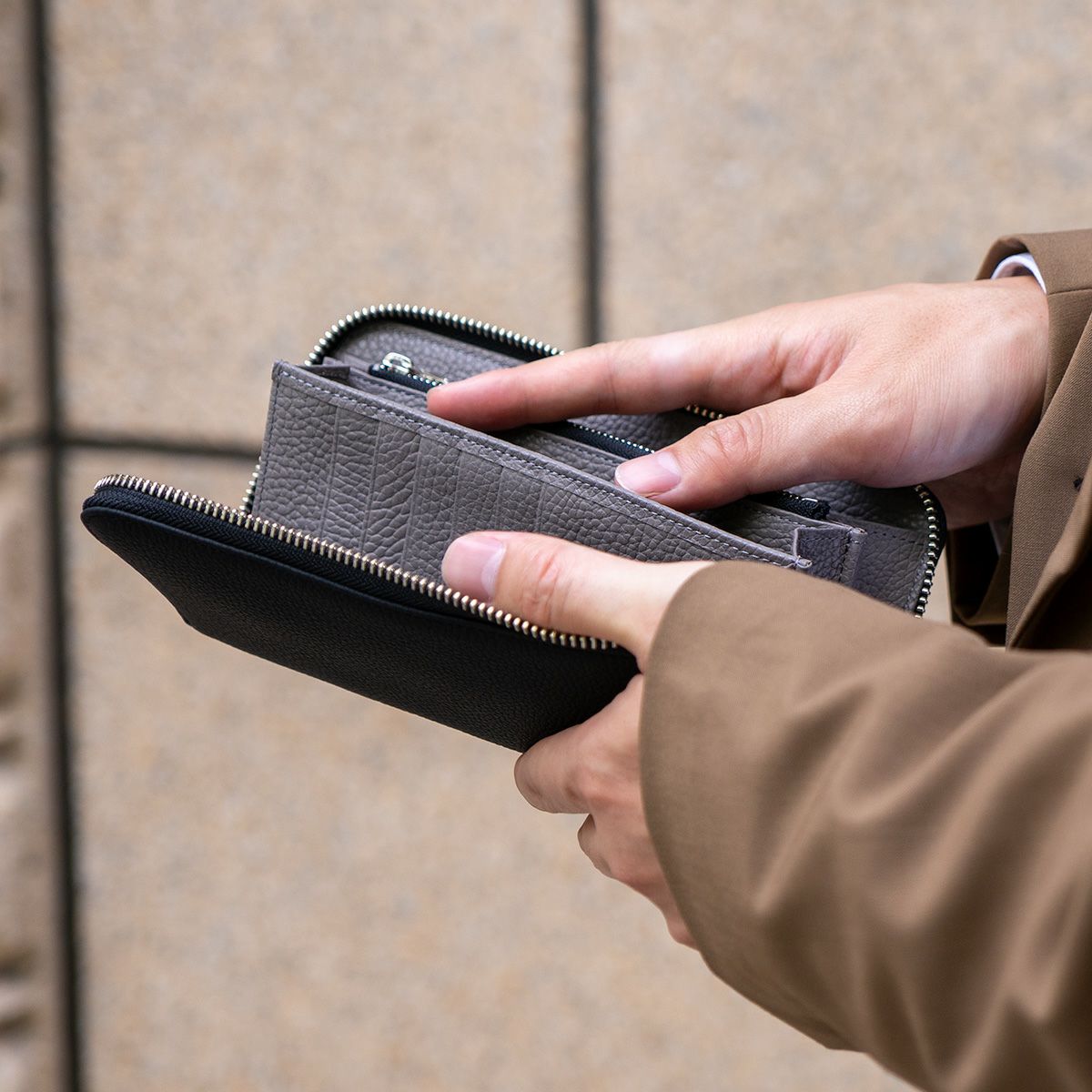 フレンチカーフRFロングウォレット（ラウンドファスナー長財布） | 長