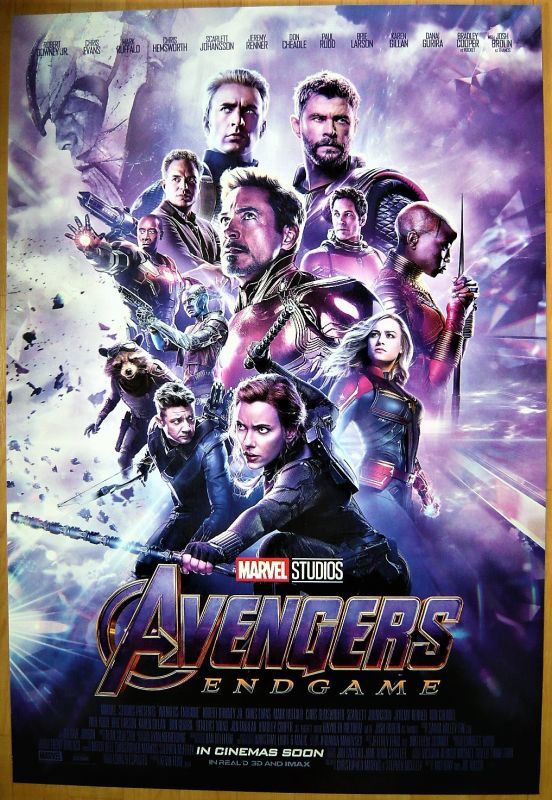 アベンジャーズ/エンドゲーム US版オリジナルポスター - 映画ポスター