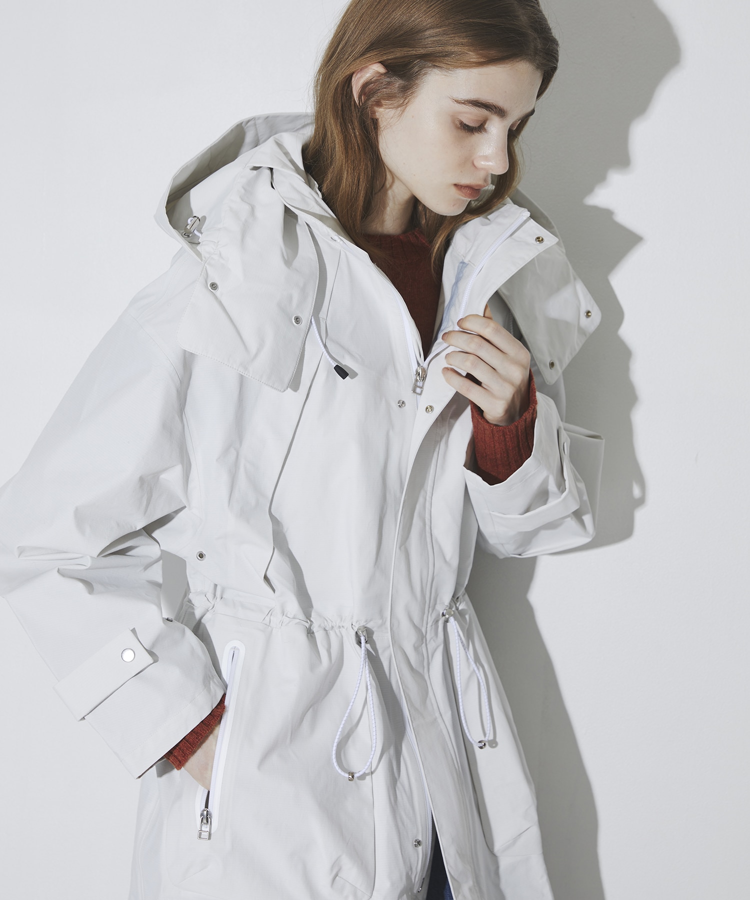 TOKYO TEX 3レイヤーロングコート(FREE WHITE): : ウィメンズ｜CITY