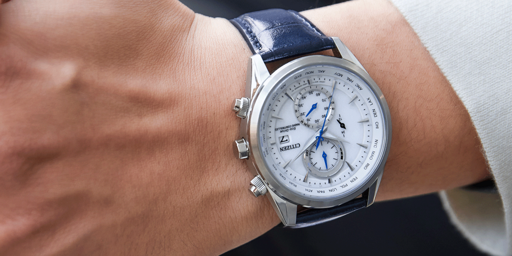 AT8260-18A Male Leather white ⌀ 43mm Citizen Onlineshop