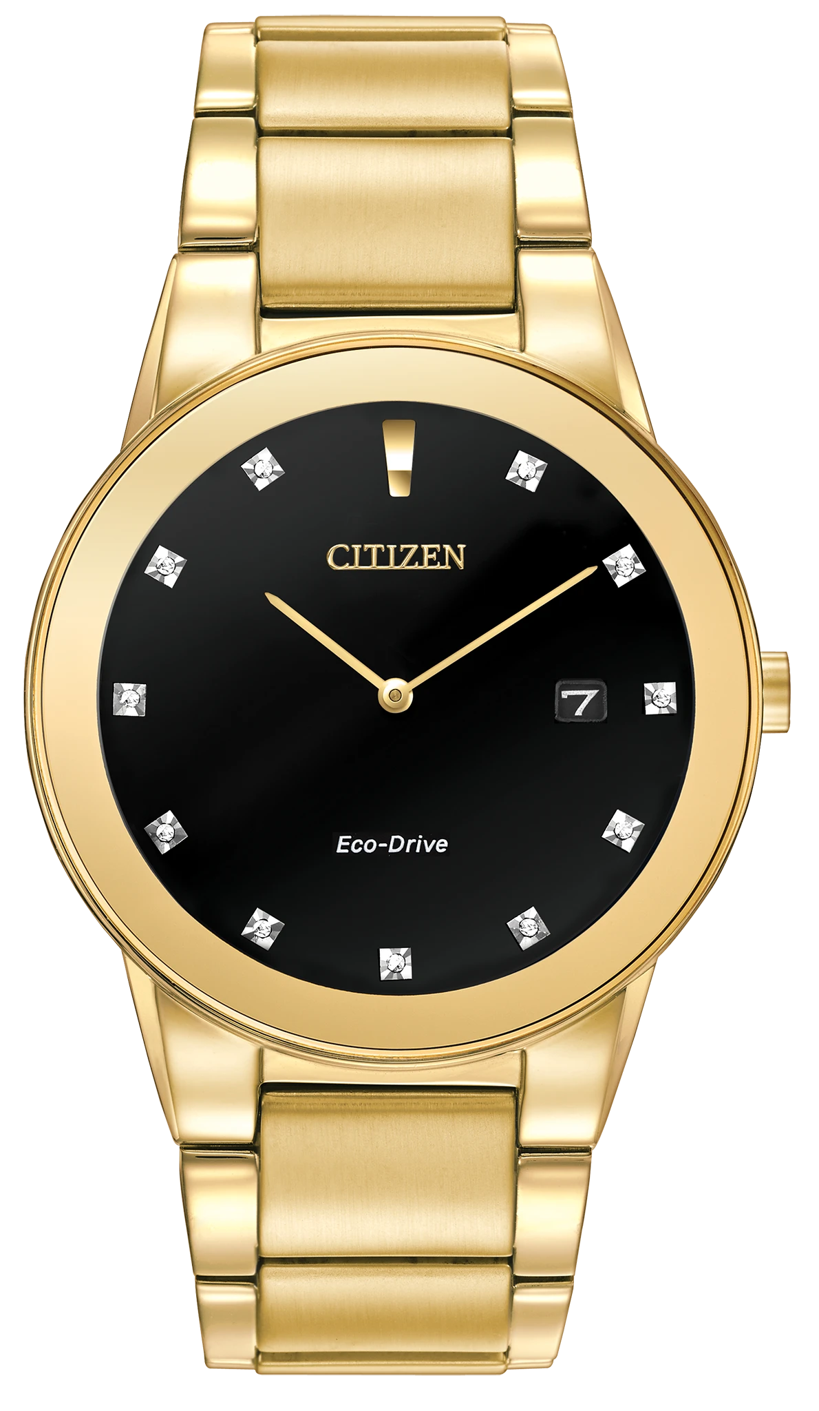 Axiom - Men's Eco-Drive AU1062-56G 11 Diamond Dial Watch | CITIZEN