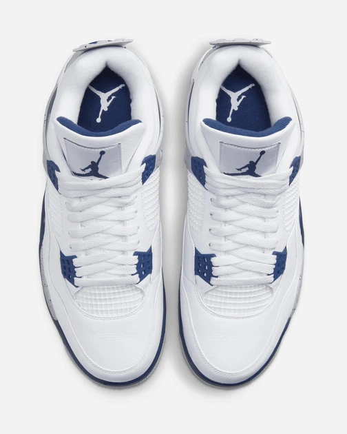 Кроссовки Air Jordan 4 Retro Midnight Navy White Dh6927-140 46