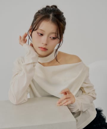 数量限定再入荷※【namiコラボ企画】セーラー襟付きシャギールーズ