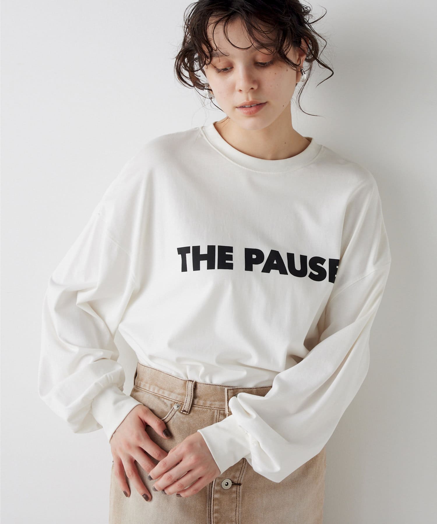 一部店舗＆WEB限定カラーあり＞【THE PAUSE】THE PAUSEロングスリーブT