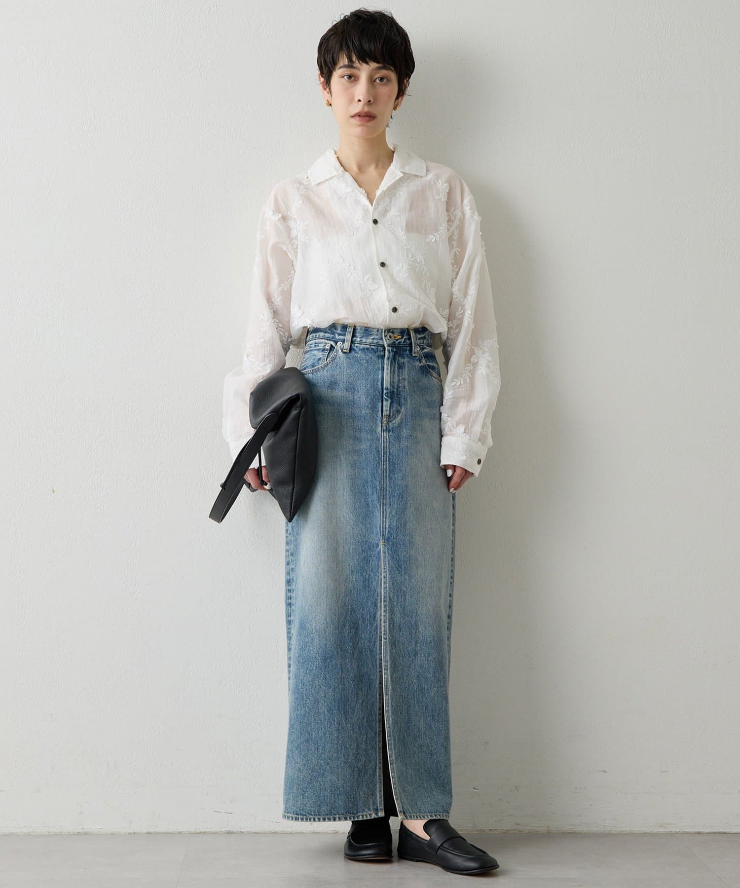 デニムスリットスカート | Whim Gazette(ウィム ガゼット)レディース