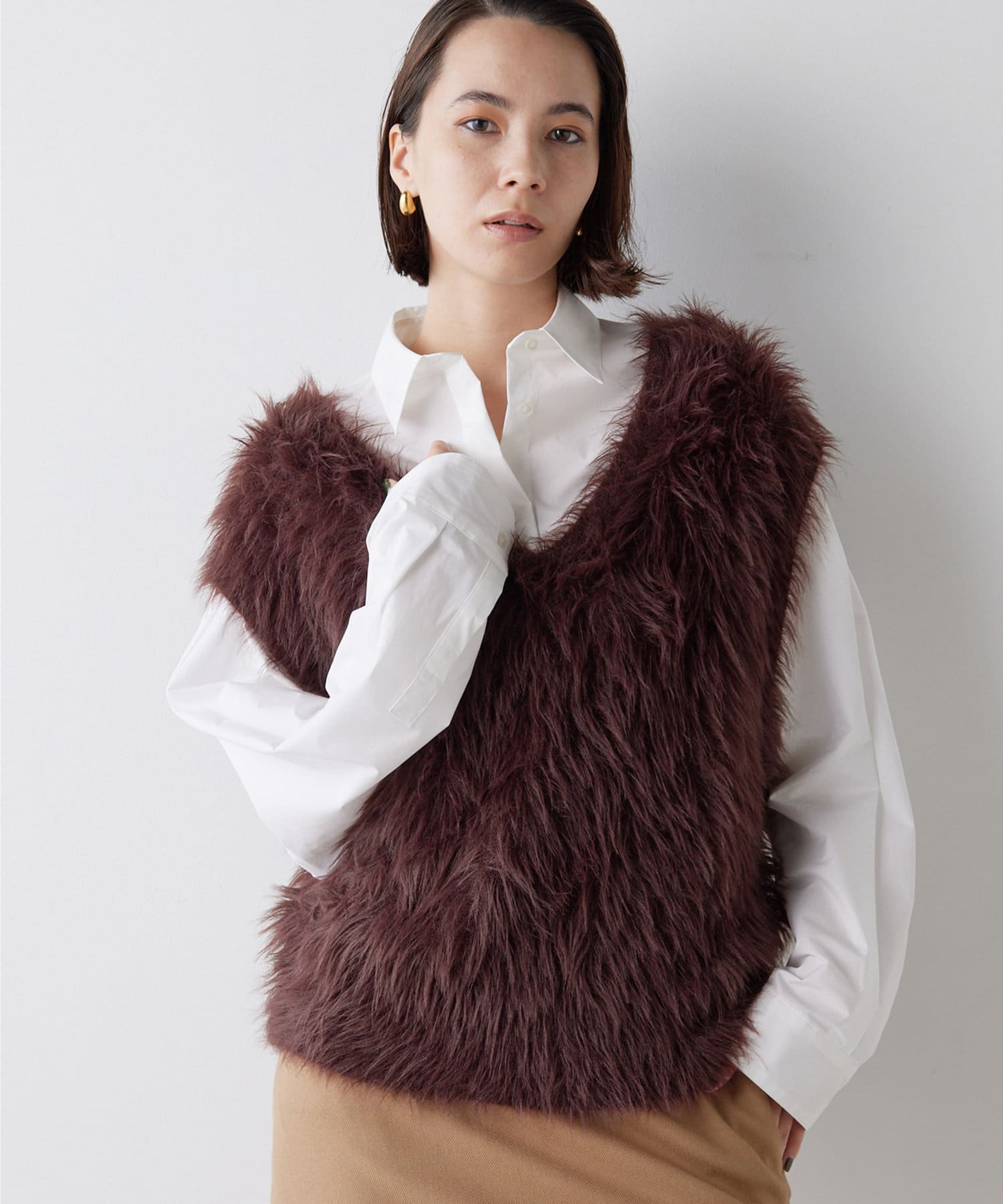 シャギーニットジレ | Whim Gazette(ウィム ガゼット)レディース | PAL