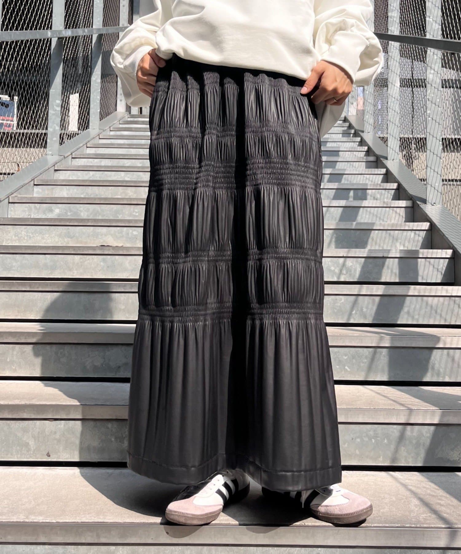 シャイニーシャーリングスカート | CIAOPANIC TYPY(チャオパニック